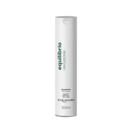 Shampoo Acquaflora Equilibrio Oleosidade Raiz Oleosa Pontas Secas 300ml - SH6N