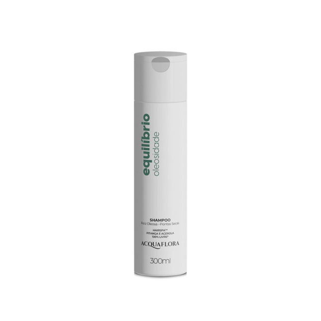 Shampoo Acquaflora Equilibrio Oleosidade Raiz Oleosa Pontas Secas 300ml - SH6S