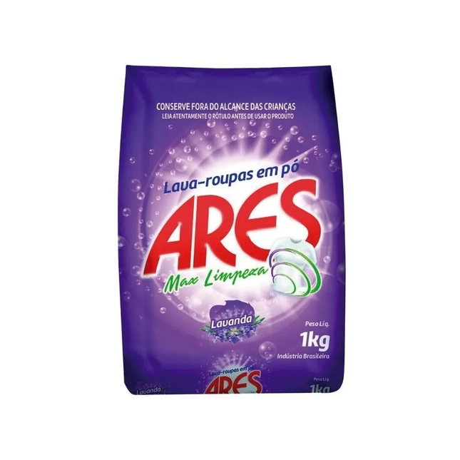 Lava Roupas Po Ares Lavanda 1kg - LRA1KL