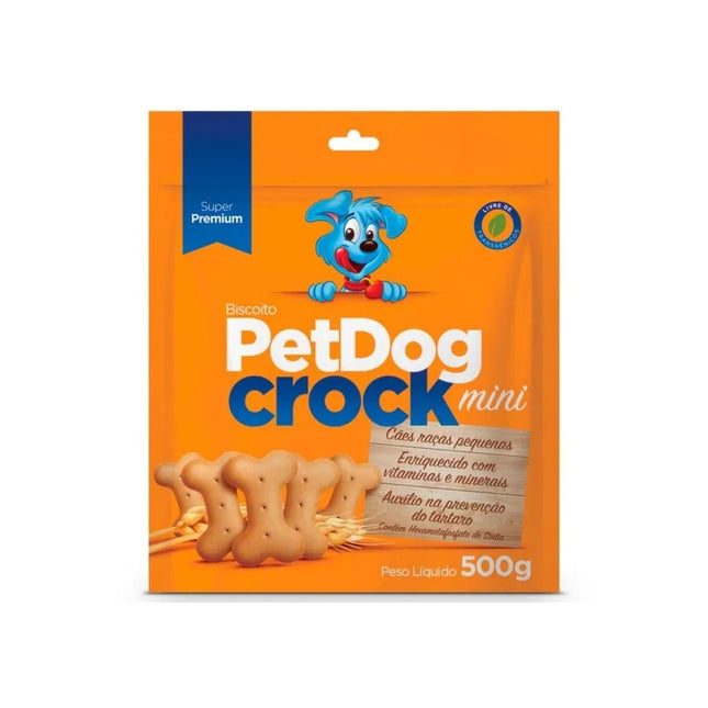 Biscoito Pet Dog Crock Mini 500g - 65