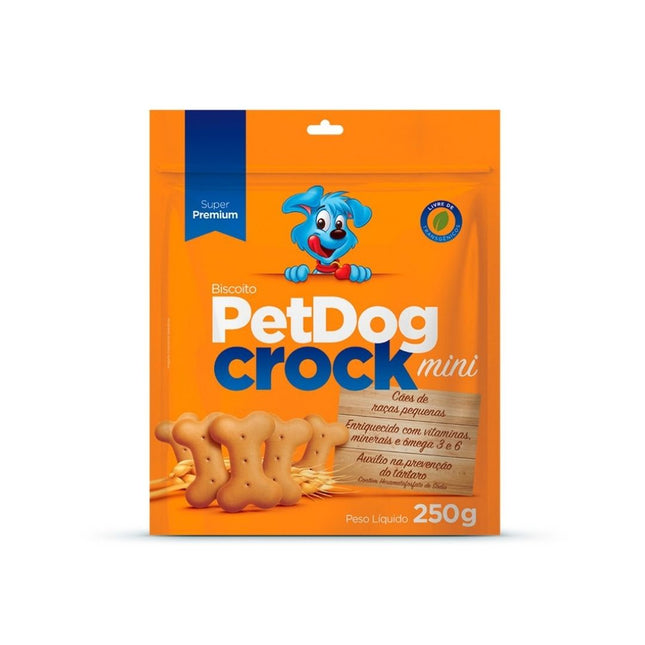 Biscoito Pet Dog Crock Mini 250g - 5363