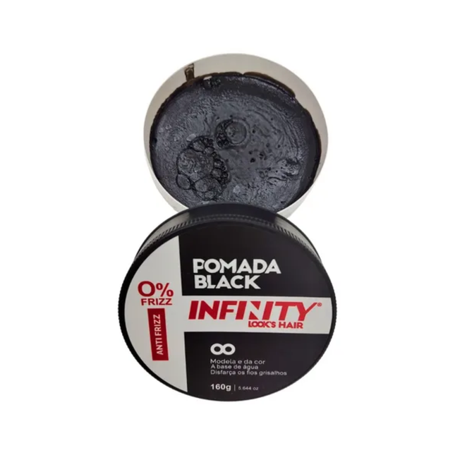 Pomada Hair Hair 160g Black - 10078