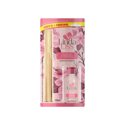 Aromatizador De Ambientes Linda Liss 120ml Flor De Cerejeira - 02004498