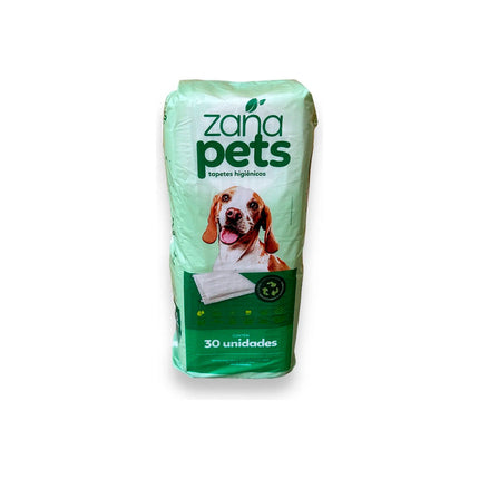 Tapete Higiênico Zana Pets 60x65cm Com 30 Peças - Prd000136