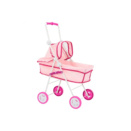 Carrinho De Boneca Jm Berco Para Boneca Cor Pink - 1604