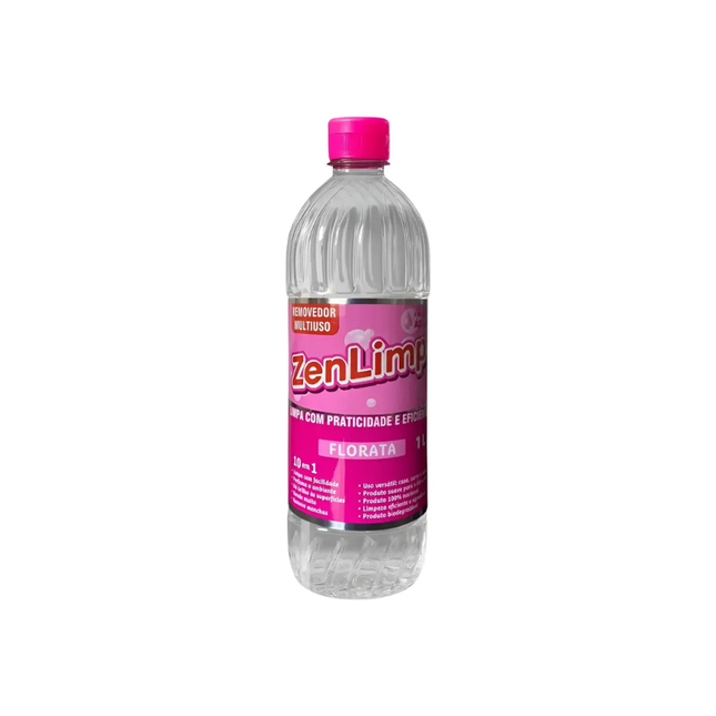 Removedor Multiuso A Base De Agua 10 Em 1 Florata 1lt Zenlimp - RFFL2