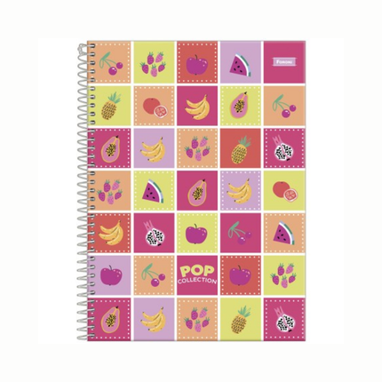 Caderno Foroni Univ. Com D 1X1 96FLS Pop Collection Com 01 Unidade - 3080500