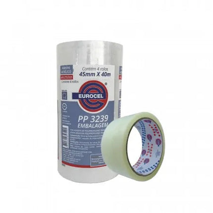Fita Pp Sicad 45x40 Cristal Pacote 04 Unidades - 3239