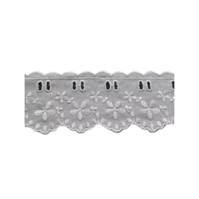 Bordado Trader Cor 001 Branco - 20610