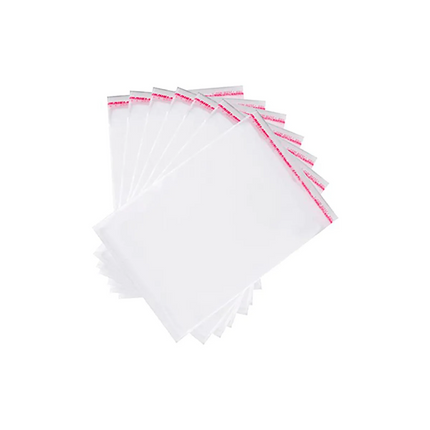 Saco Para Presente Packpel Incolor Adesivado Tamanho 15X20 Pacote Com 50 Unidades