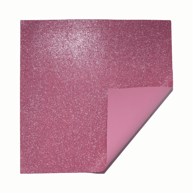 Folha De E.V.A Evamax Glitter Com 01 Unidade Tamanho 40X48 Rosa - 4036