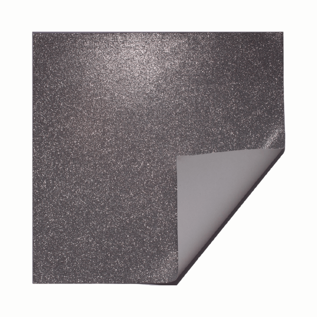 Folha De E.V.A Evamax Glitter Com 01 Unidade Tamanho 40X48 Prata - 4040