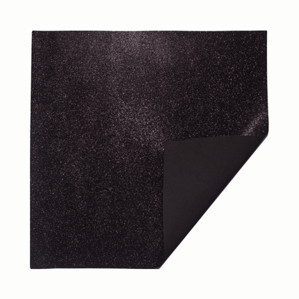 Folha De E.V.A Evamax Glitter Com 01 Unidade Tamanho 40X48 Preto - 4042