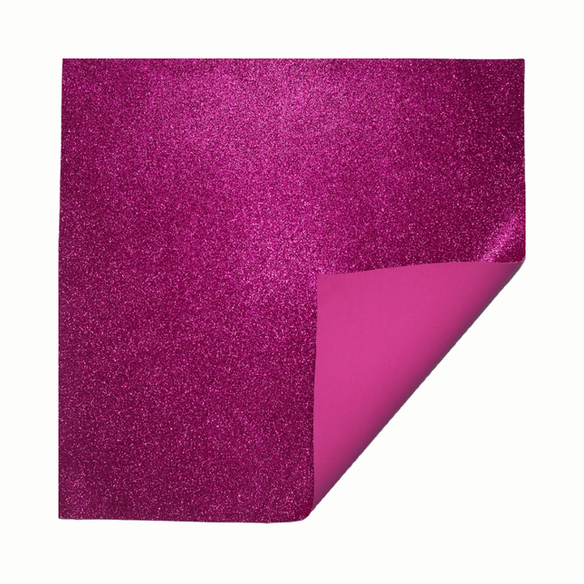 Folha De E.V.A Evamax Glitter Com 01 Unidade Tamanho 40X48 Pink - 4044
