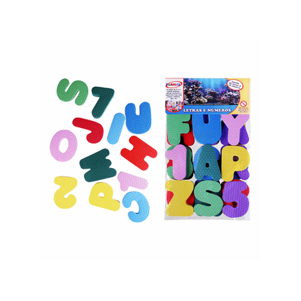 Jogo De Letras Evamax 05mm Com 95 Unidades Pc - 5201
