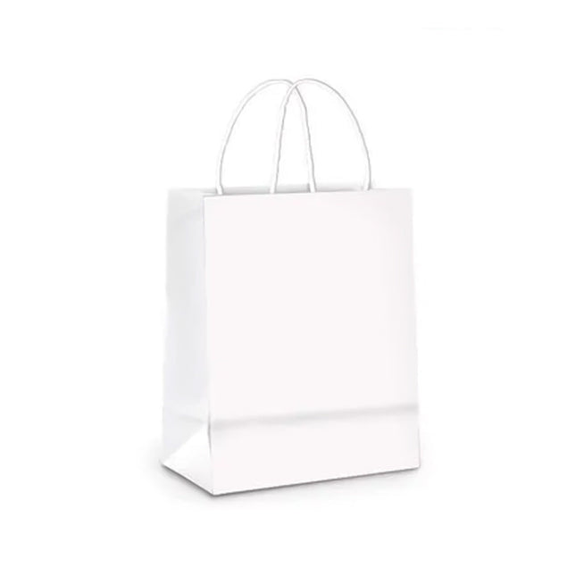 Sacola De Papel Cromus 32x26.5x13cm Branca Com 10 Unidades - 1002014