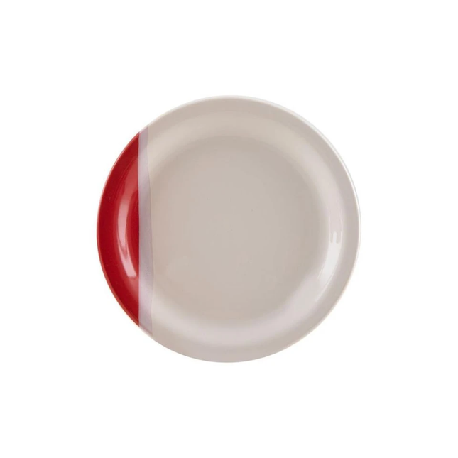 Prato Raso Ceramica Cor Vermelho - 573
