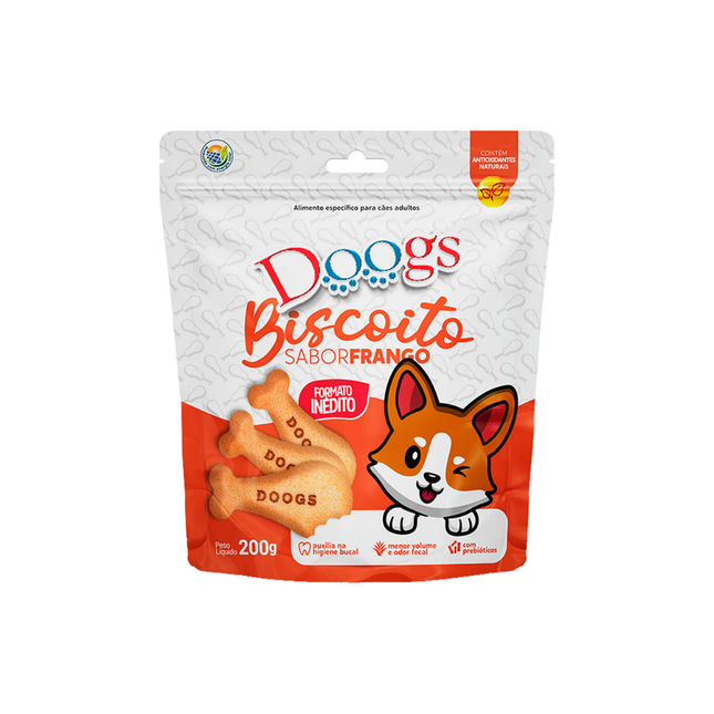 Biscoito Doogs 200g Frango - 35001