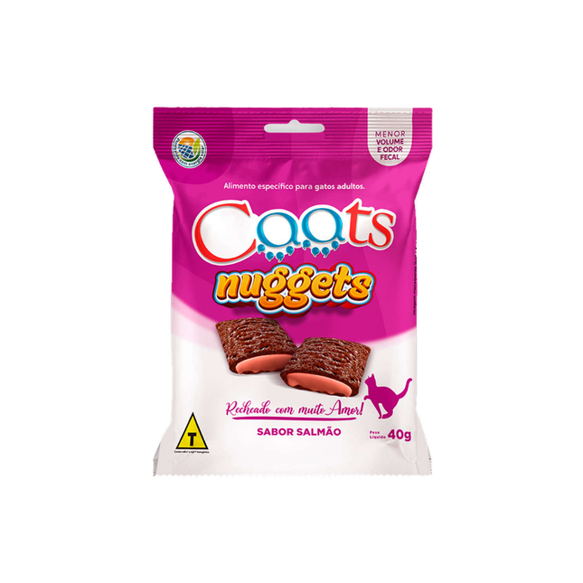 Nuggets Caats 40g Salmao - 34019