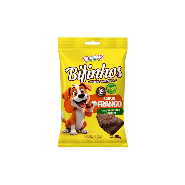 Bifinho Doogs 50g Frango Para Caes Adulto - 303175