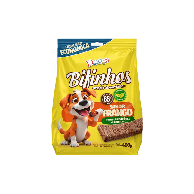 Bifinho Doogs 400g Frango Para Caes Adulto - 303177