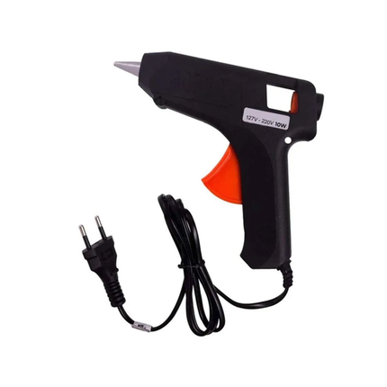 Pistola De Cola Quente 10W Cor Preto - 01003508