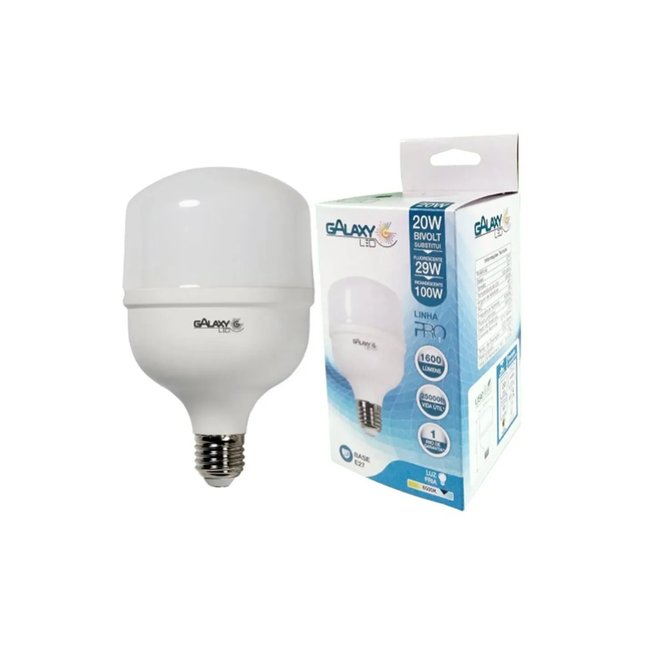 Lampada LED 20W 6500K Galaxy Bivolt