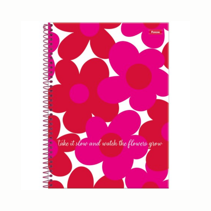 Caderno Foroni Univ. Com D 10X1 160FLS Pink Power Com 01 Unidade - 3163147
