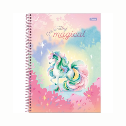 Caderno Foroni Univ. Com D 15X1 240FLS Unicornio Com 01 Unidade - 3162060