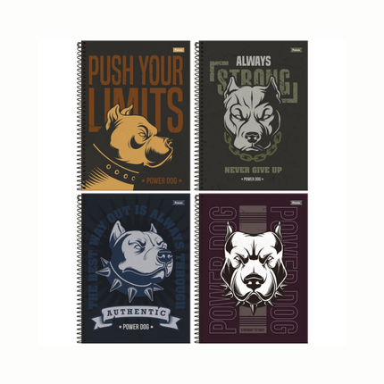 Caderno Foroni Univ. Com D 10X1 160FLS Power Dog Com 01 Unidade - 3181951