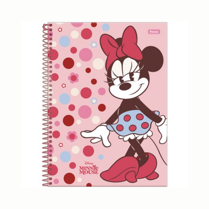 Caderno Foroni Univ. Com D 1X1 80FLS Minnie Vintage Com 01 Unidade - 3368741