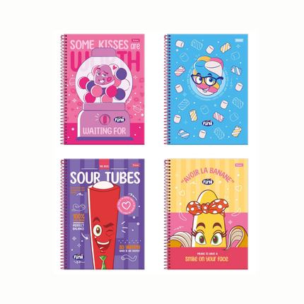 Caderno Foroni Univ. Com D 1X1 80FLS Fini Com 01 Unidade - 3370258