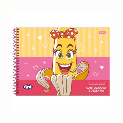 Caderno Foroni Cartografia Com D Milimetrado 80FLS Fini Com 01 Unidade - 3370347