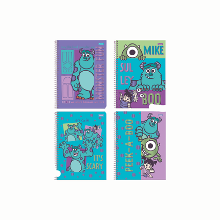 Caderno Foroni Univ. Com D 1X1 80FLS Sulley Com 01 Unidade - 3392065