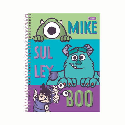 Caderno Foroni Univ. Com D 10X1 160FLS Sulley Com 01 Unidade - 3392073