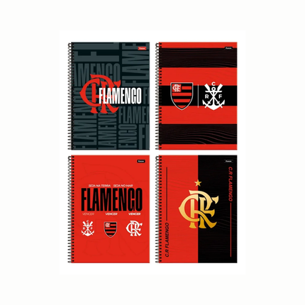 Caderno Foroni Univ. Com D 10X1 160FLS Fit Flamengo Com 01 Unidade - 3388181