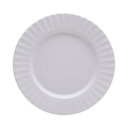 Prato Sobremesa Gerbera 20cm Branco Melamina Lyor - 221031