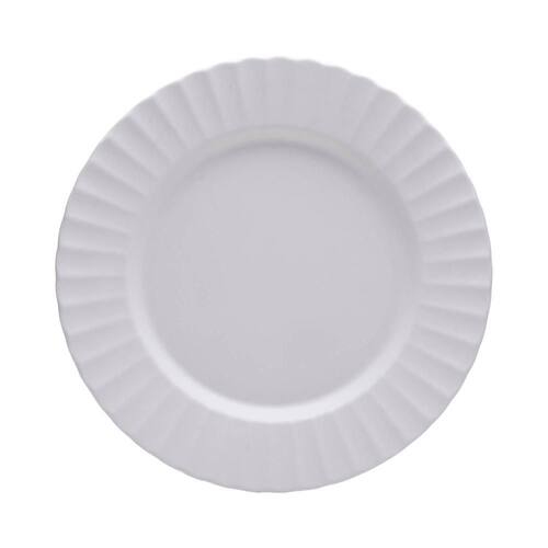 Prato Sobremesa Gerbera 20cm Branco Melamina Lyor - 221031