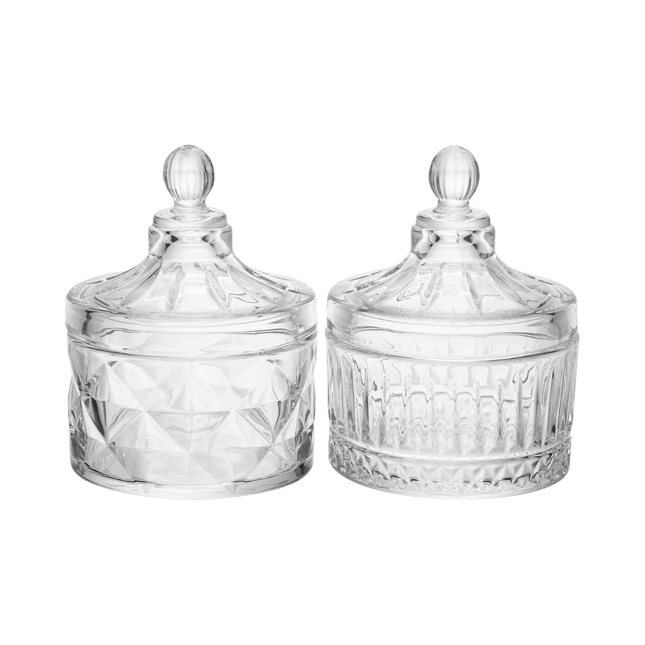 Potiche Redondo 6,8X9cm Sortido Cristal Lyor - 221628