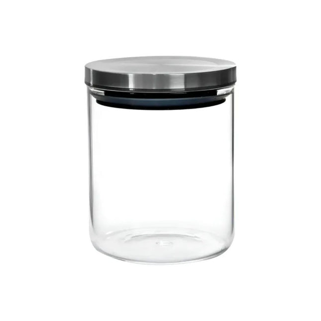 Pote Vidro Tampa Inox 610ml Wincy - VDA04083