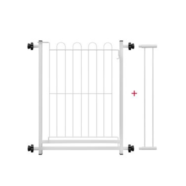 Portao Pet Top Mix Com Prolongador Cor Branco Acomix - 010.908.01