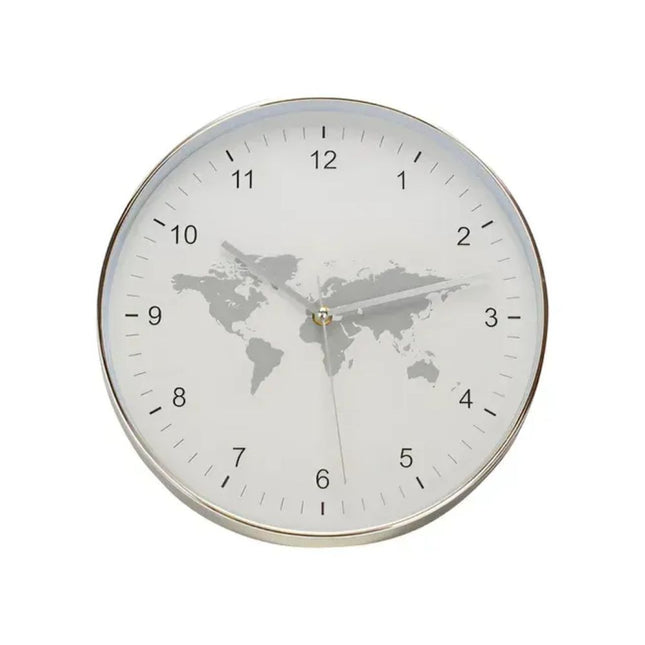 Relogio De Parede Mapa Continente 30.5cm Wincy - PDA02065