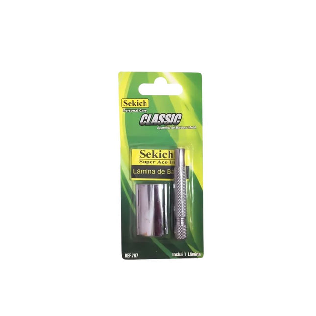 Aparelho De Barbear Metal Djw Classic Com 01 Unidade - 767