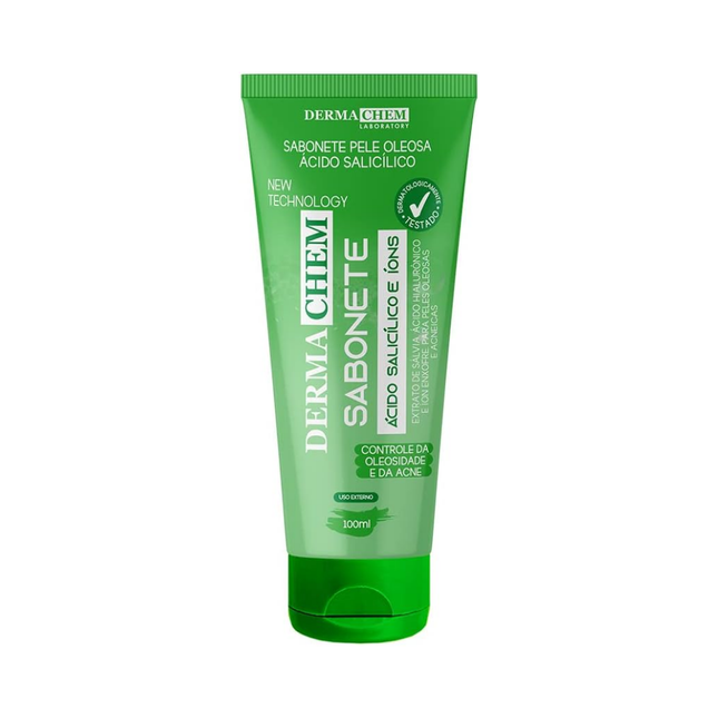 Sabonete Facial Oleosa Acido Salicilico 100ml Dermachem - 6174
