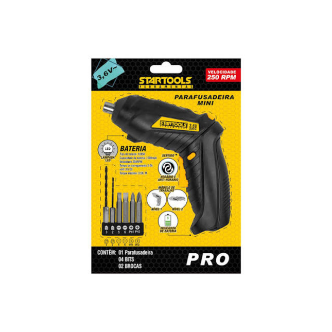 Parafusadeira Mini A Bateria - AR0605