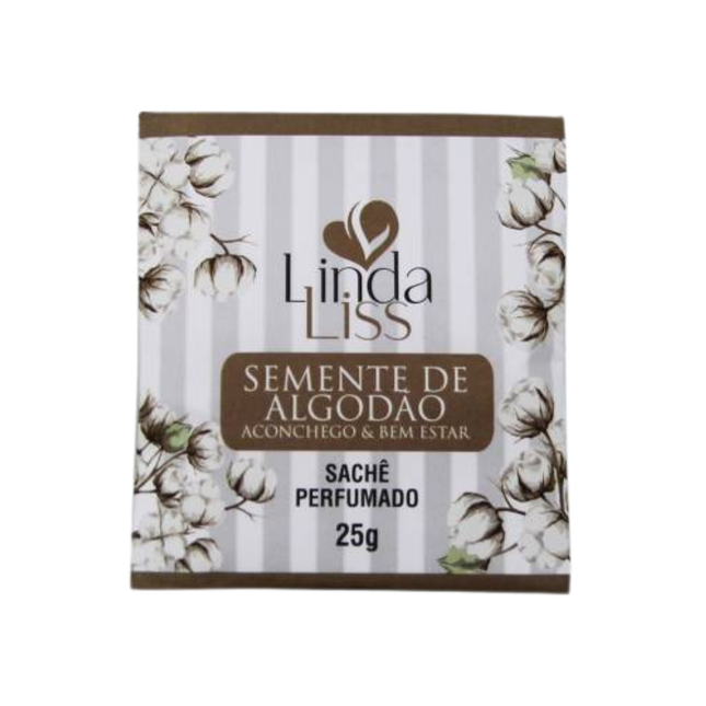 Sache Perfumado Linda Liss 25g Semente De Algodao - 5002702