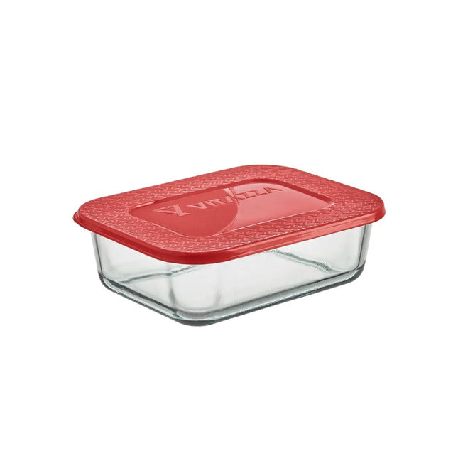 Pote Retangular Vitazza Oceani Natural 2.4lts Com Tampa Plastica - 8270
