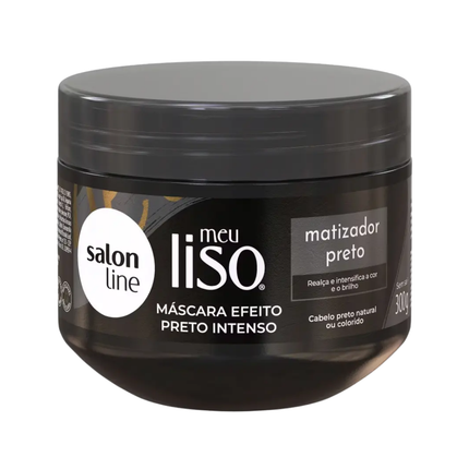 Mascara Salon Line 300g Matizadora Preto Meu Liso - 30514
