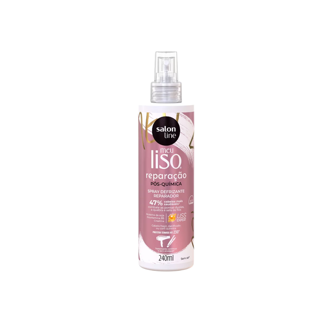 Spray Defrizante Salon Line Meu Liso Prot Termico Condicionador Reparacao 240ml - 32210