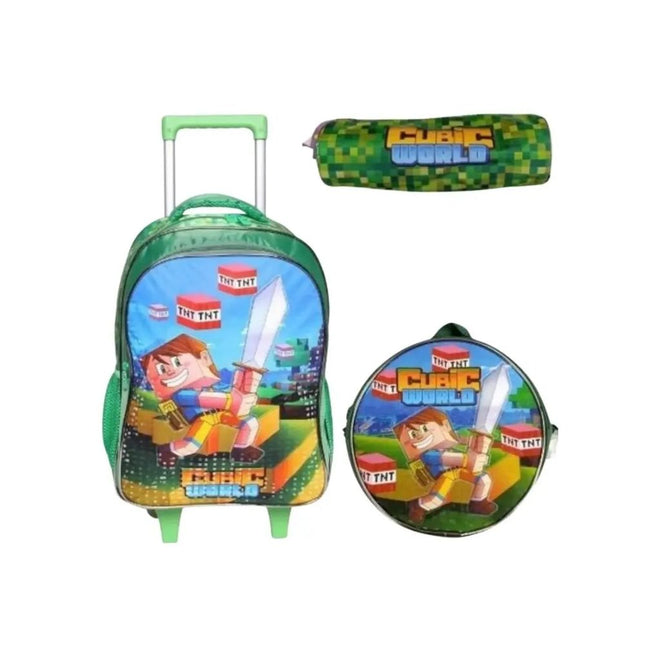 Mochila Kit Infantil Stylus Cubic - BPD22995